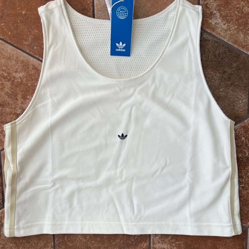 Adidas Mesh Reversible Tank Small NWT